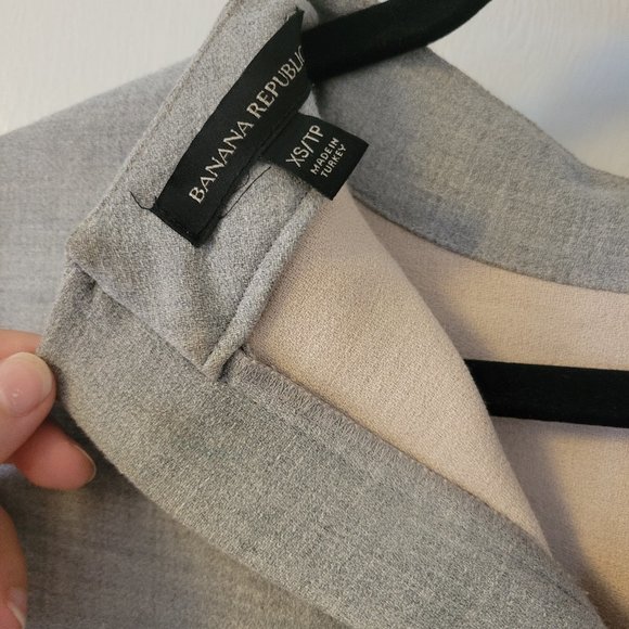 Structured grey dress shirt XS Banana Republic - Picture 6 of 7